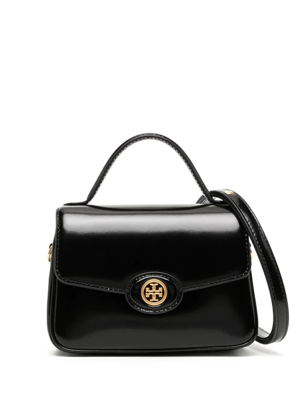 Tory Burch Robinson Spazzolato shoulder bag - Nero