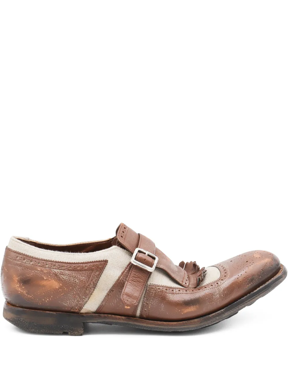 Church's leather shoes - Marrone
