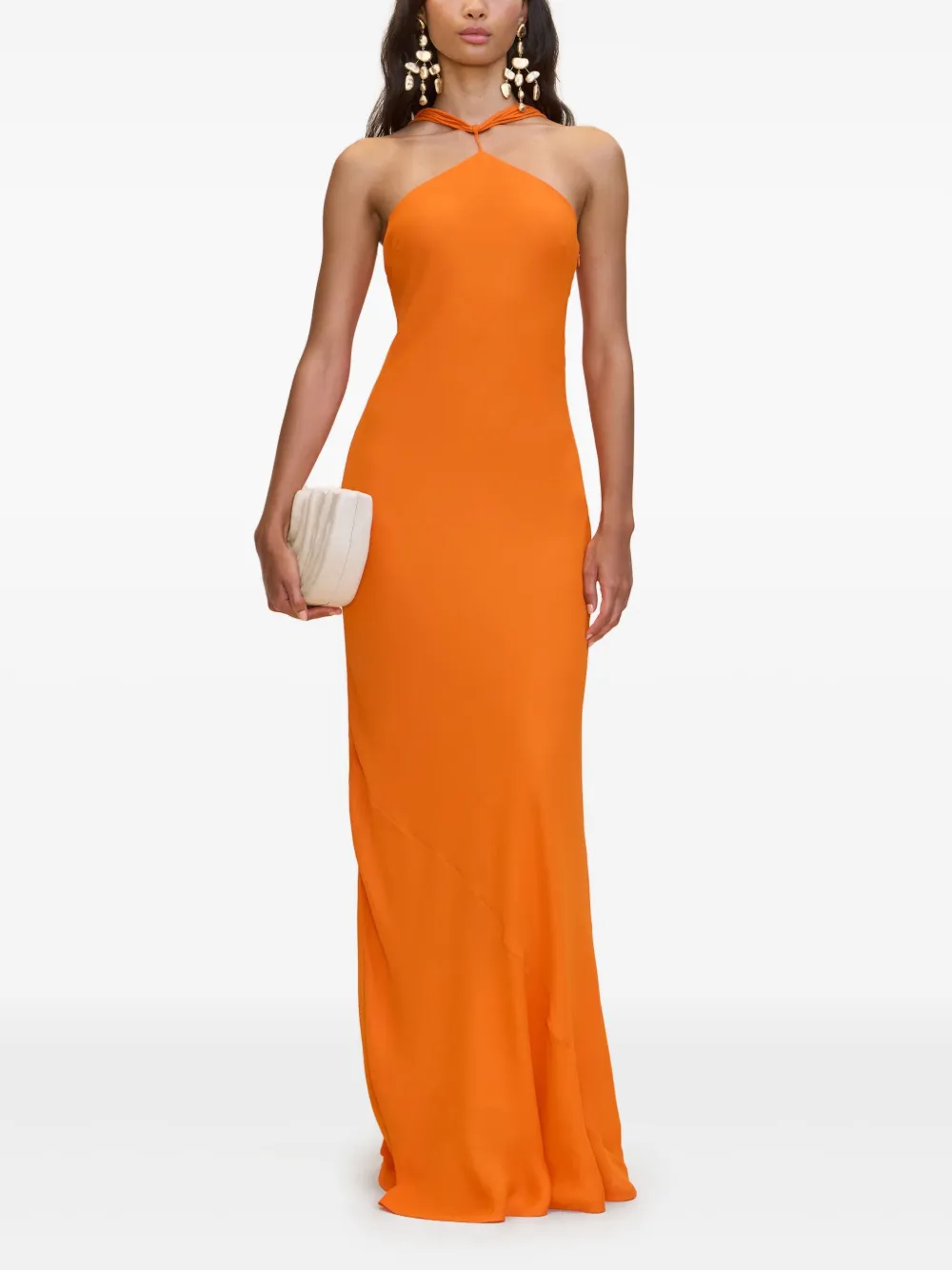 Cult Gaia Phoebe gown dress - Arancione