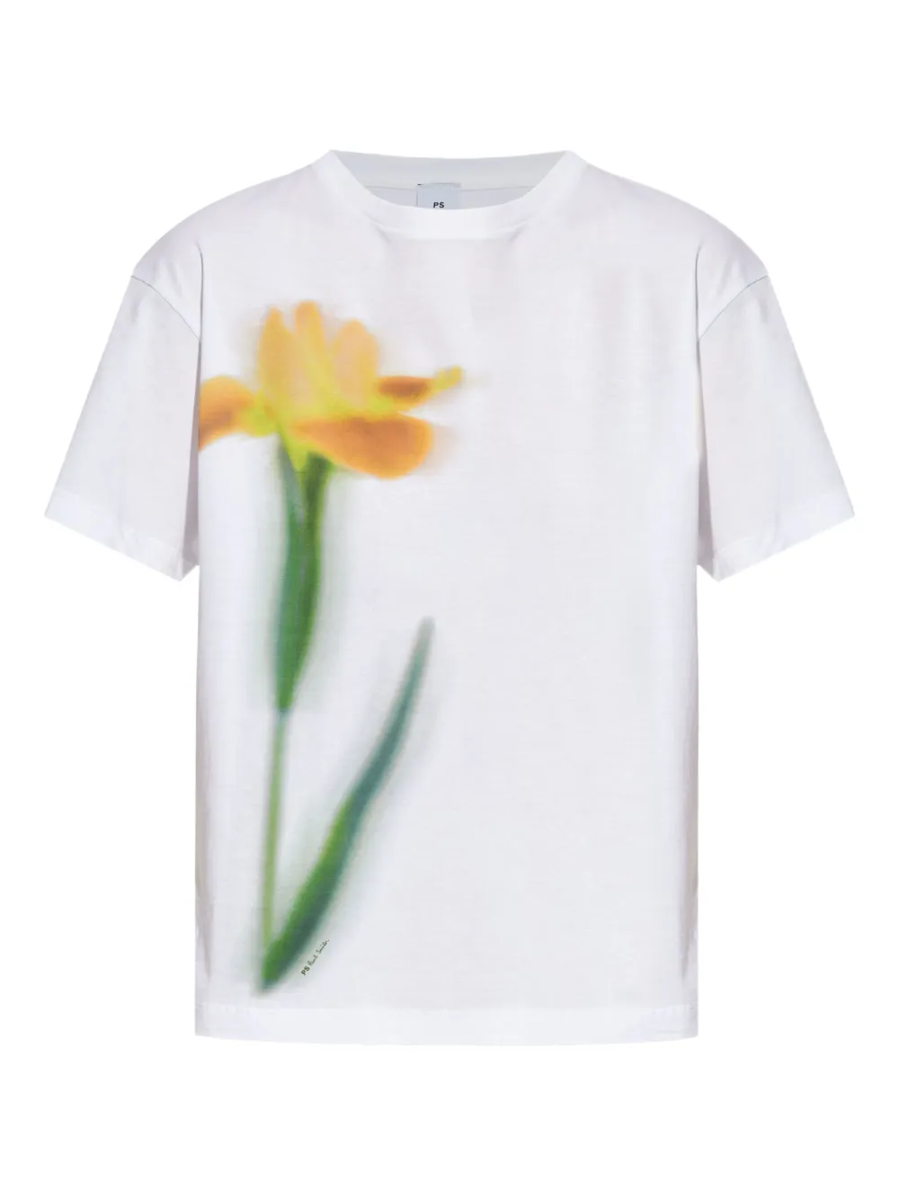 PS Paul Smith floral-print T-shirt - Bianco