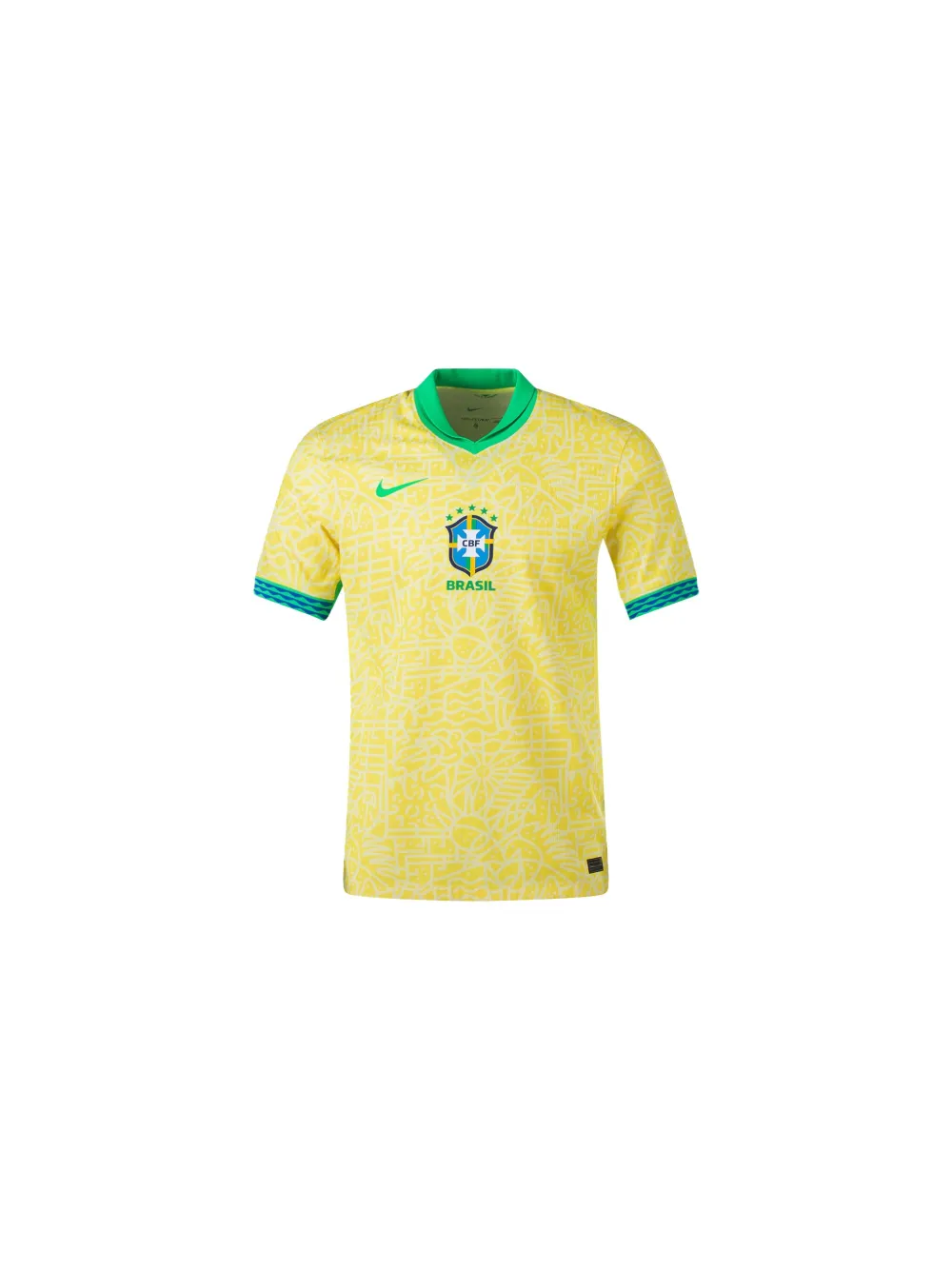 Nike Brazil 22/23 Home "Dynamic Yellow/Green Spark/Paramount Blue/Paramount" soccer jersey - Giallo