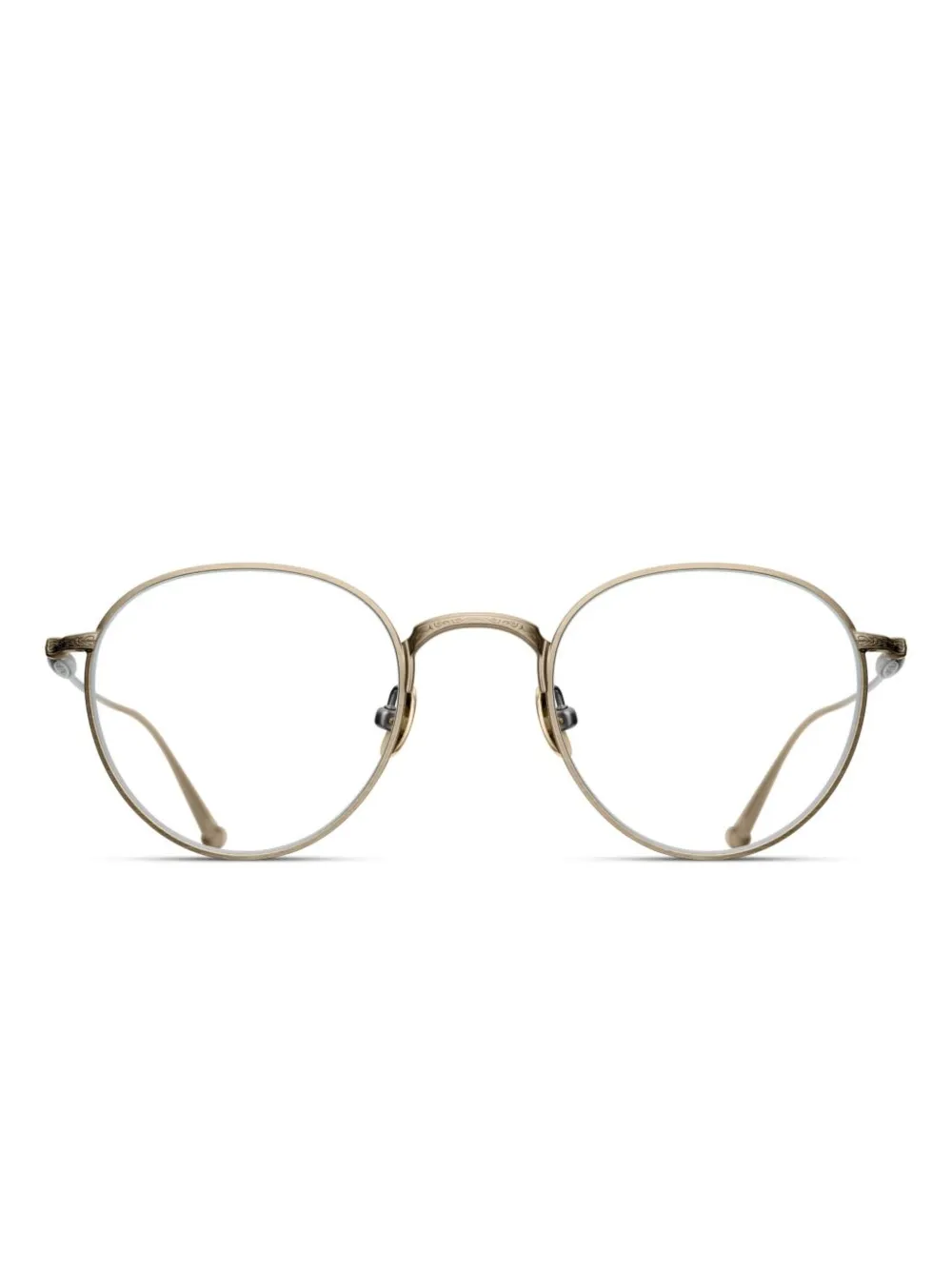 Matsuda round metal-frame glasses - Oro