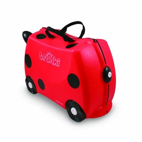 Valigia trunki ladybug rosso tr0092-gb