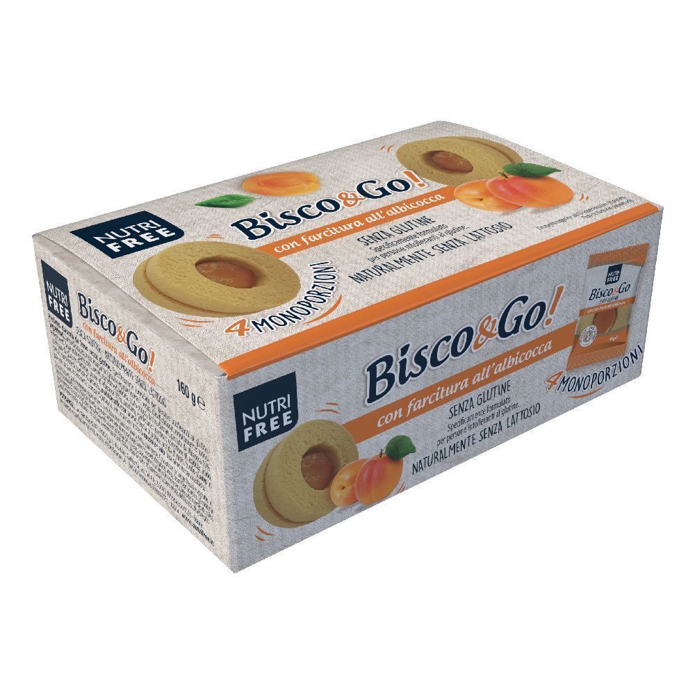 Nutrifree Bisco&Go Con Farcitura All'Albicocca 4X40 G 4x40 g