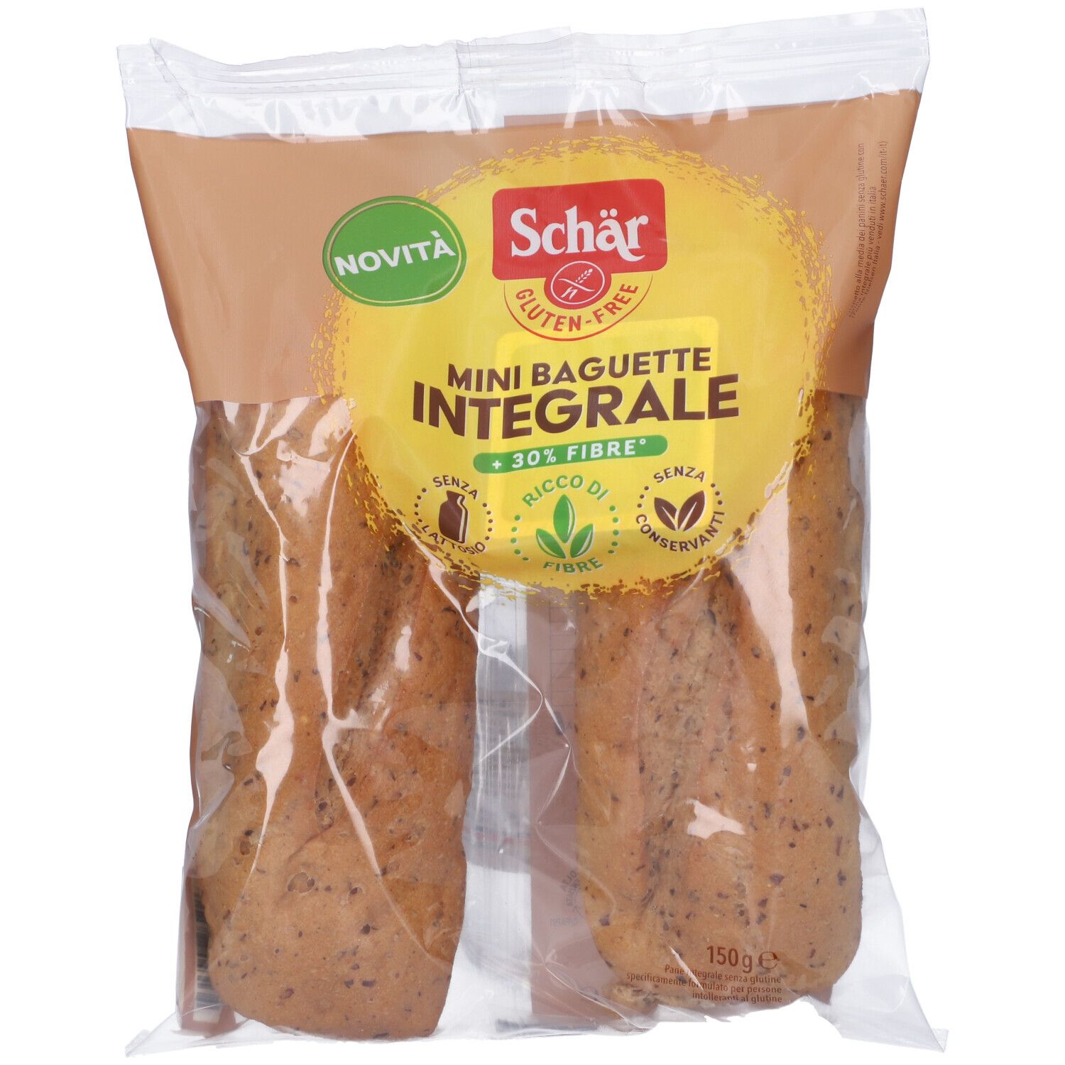 Schär Mini Baguette Integrali Senza Glutine 4x37,5 g Altro