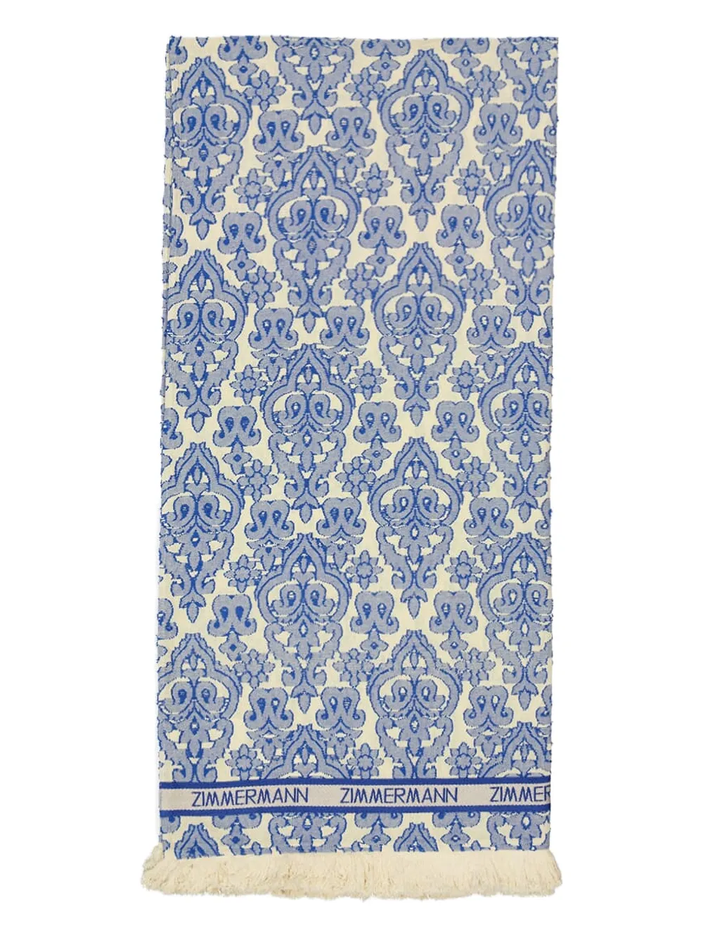 ZIMMERMANN jacquard beach towel - Blu