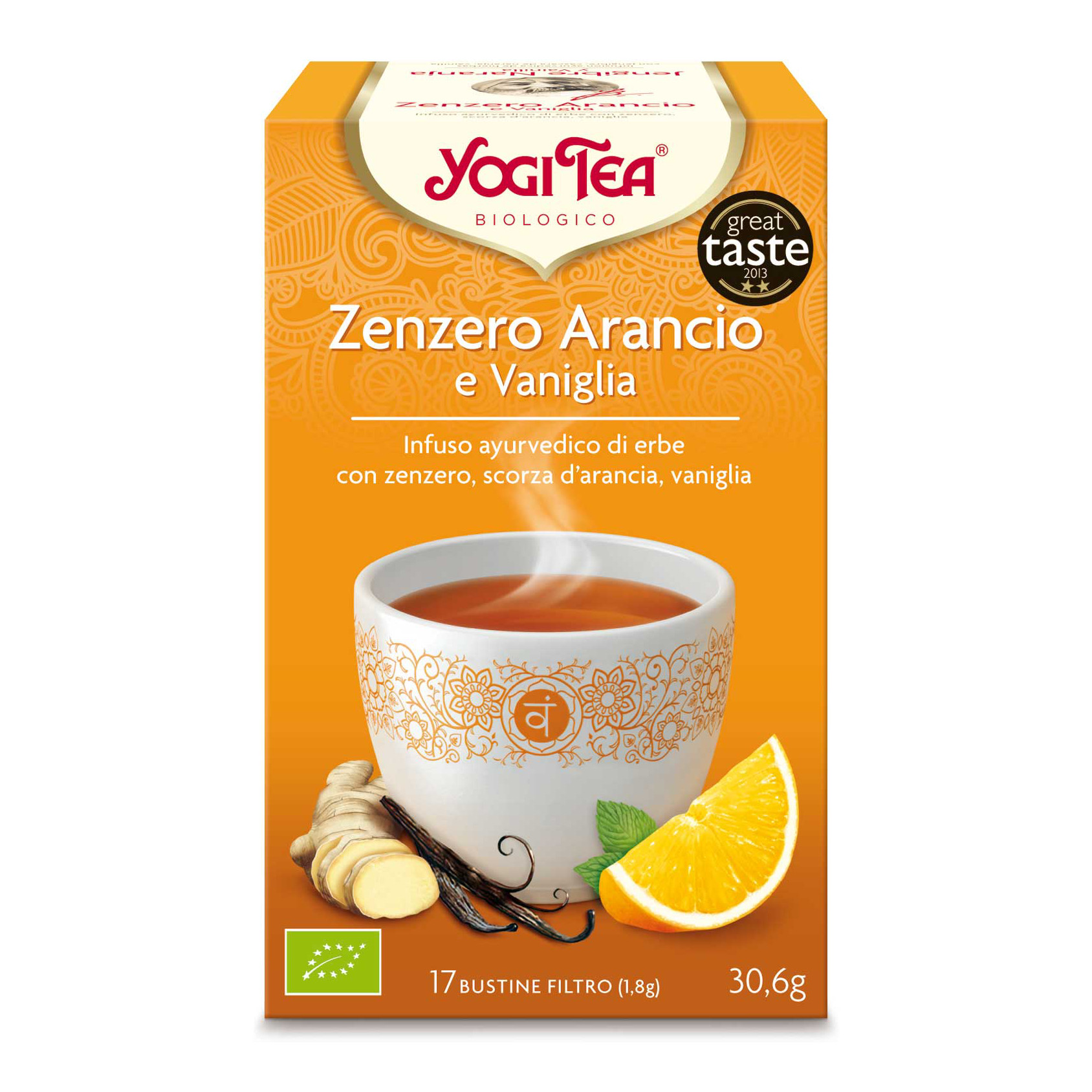 Yogi Tea Zenzero Arancio E Vaniglia Bio