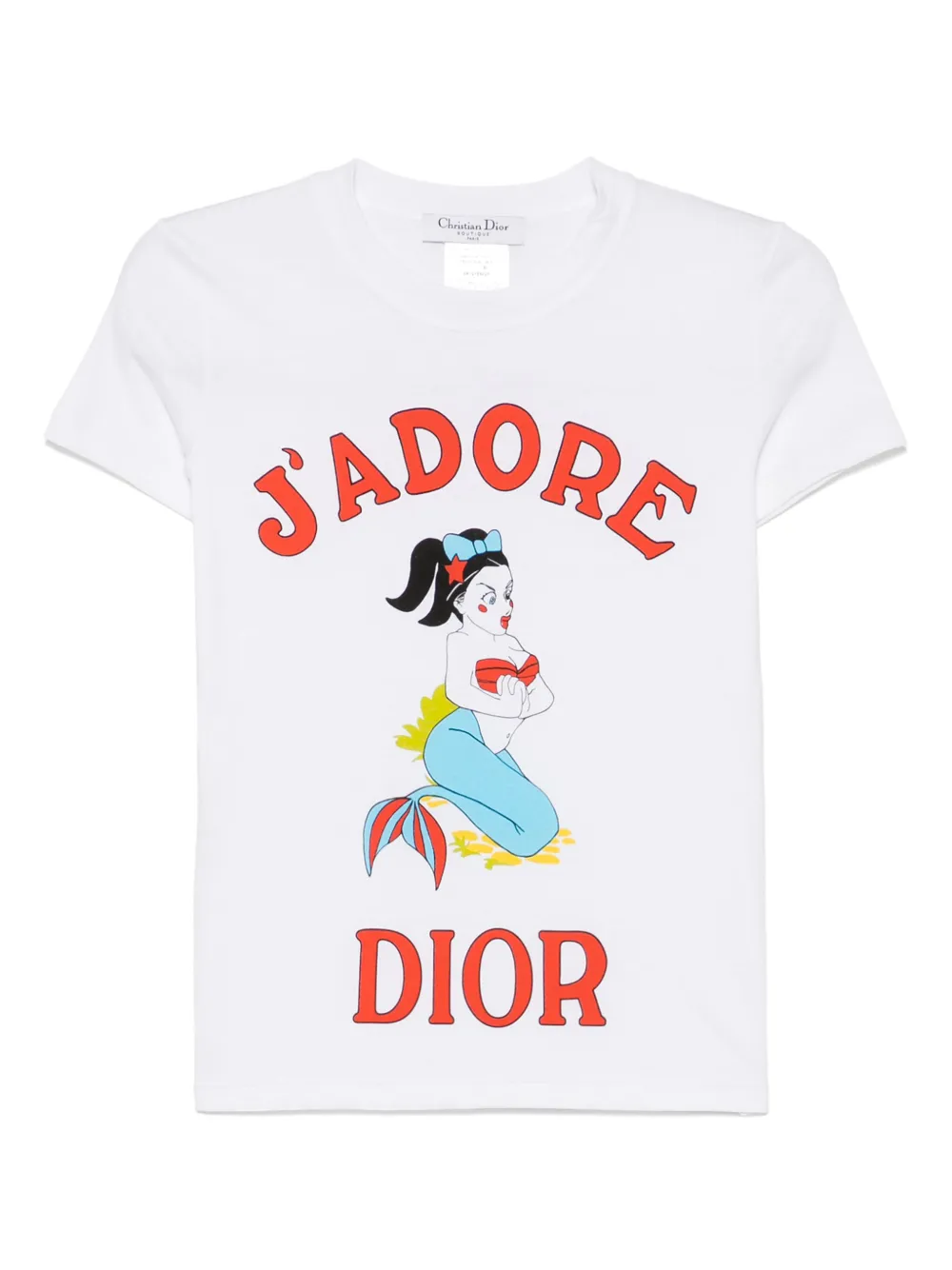 Christian Dior Pre-Owned T-shirt con stampa 2002 - Bianco