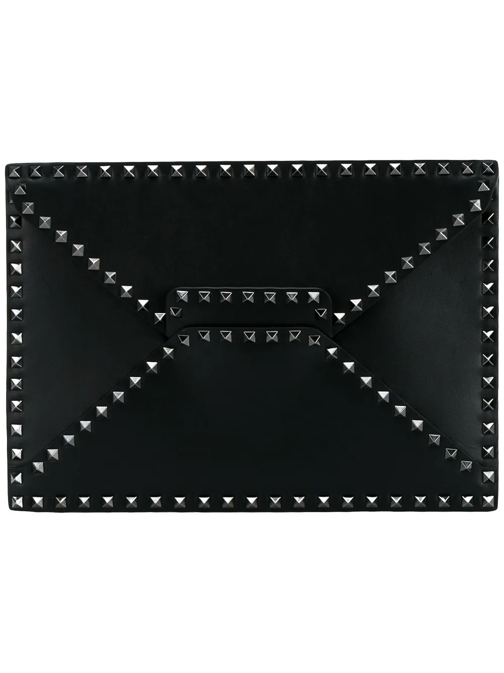Valentino Garavani Clutch Rockstud Untitled - Nero