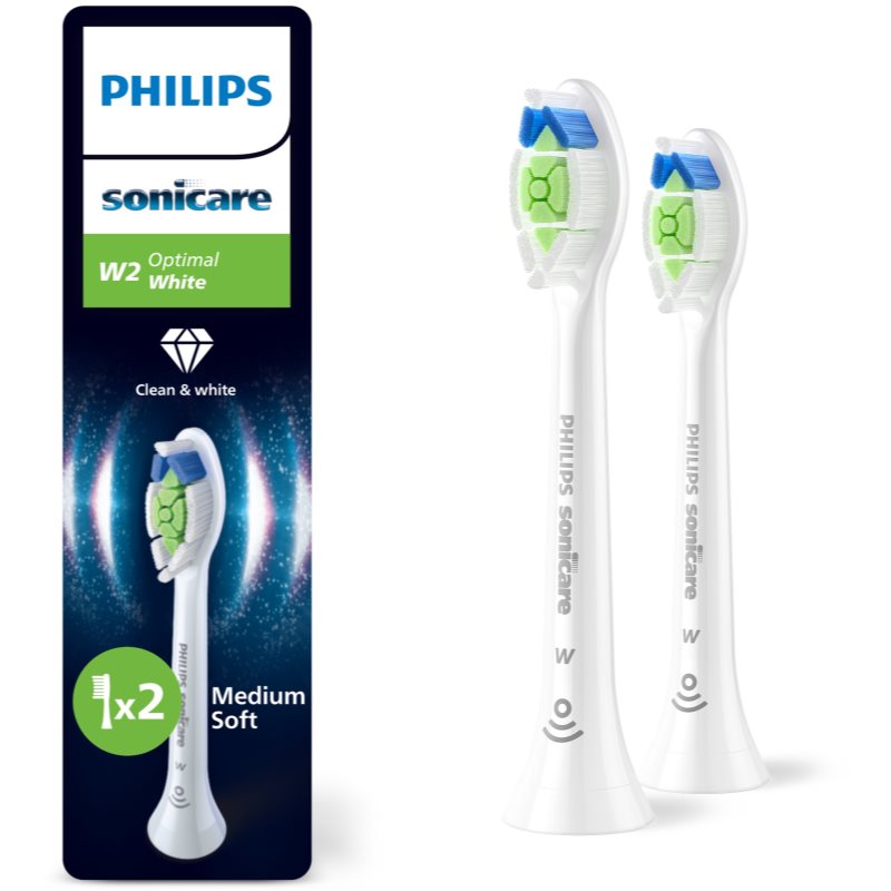 Philips Sonicare Optimal White Hx6062/87 Testine Di Ricambio Per Spazzolino 2 Pz