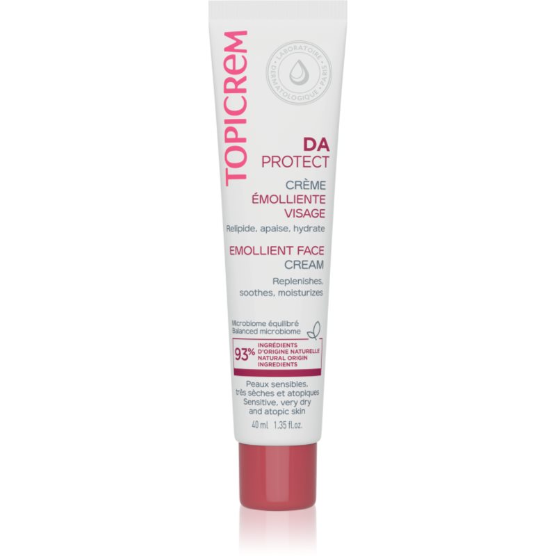 Topicrem Da Emollient Face Cream Crema Emolliente Per Pelli Secche E Atopiche 40 Ml