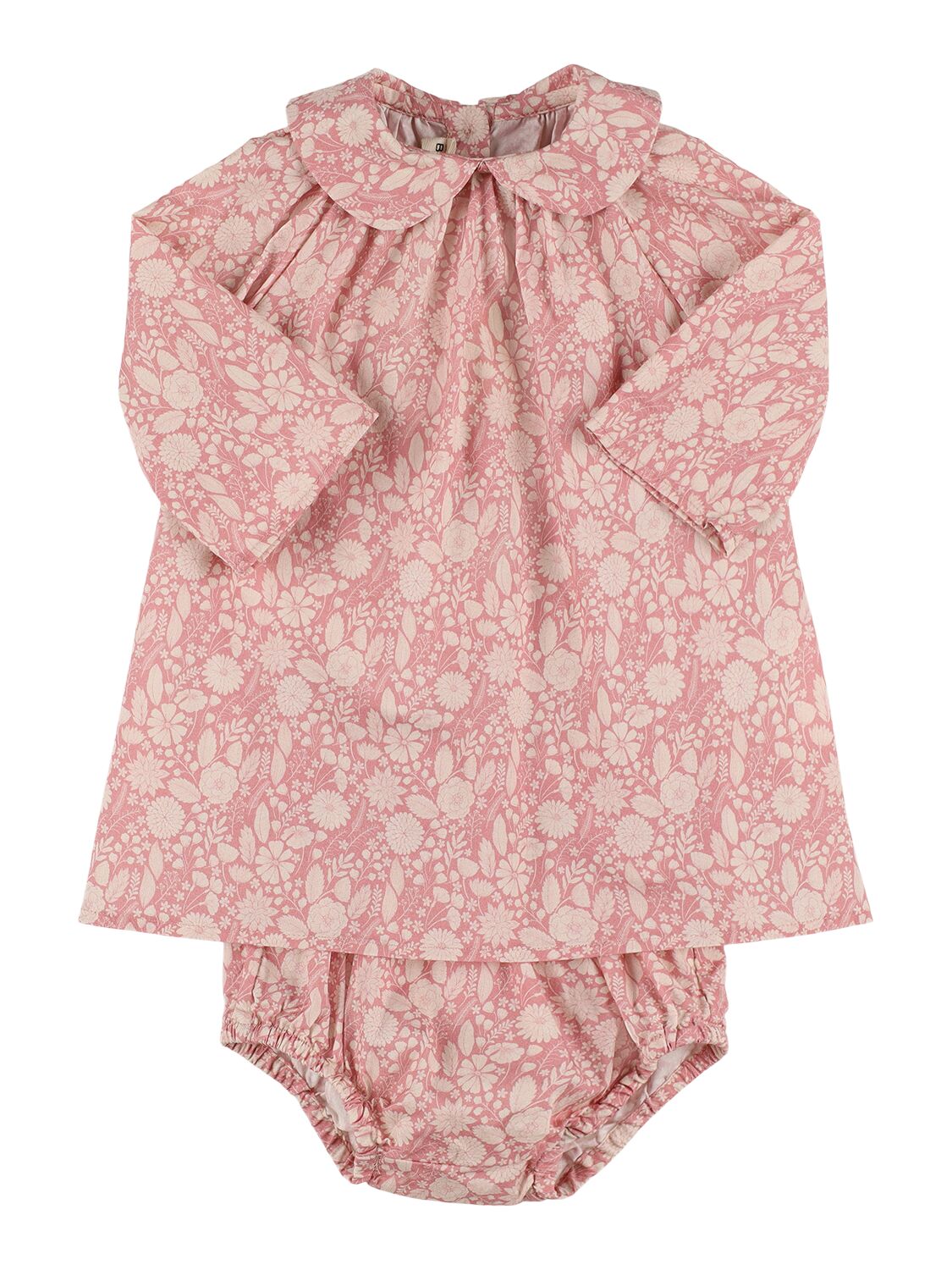 Printed Dress & Diaper Cover
