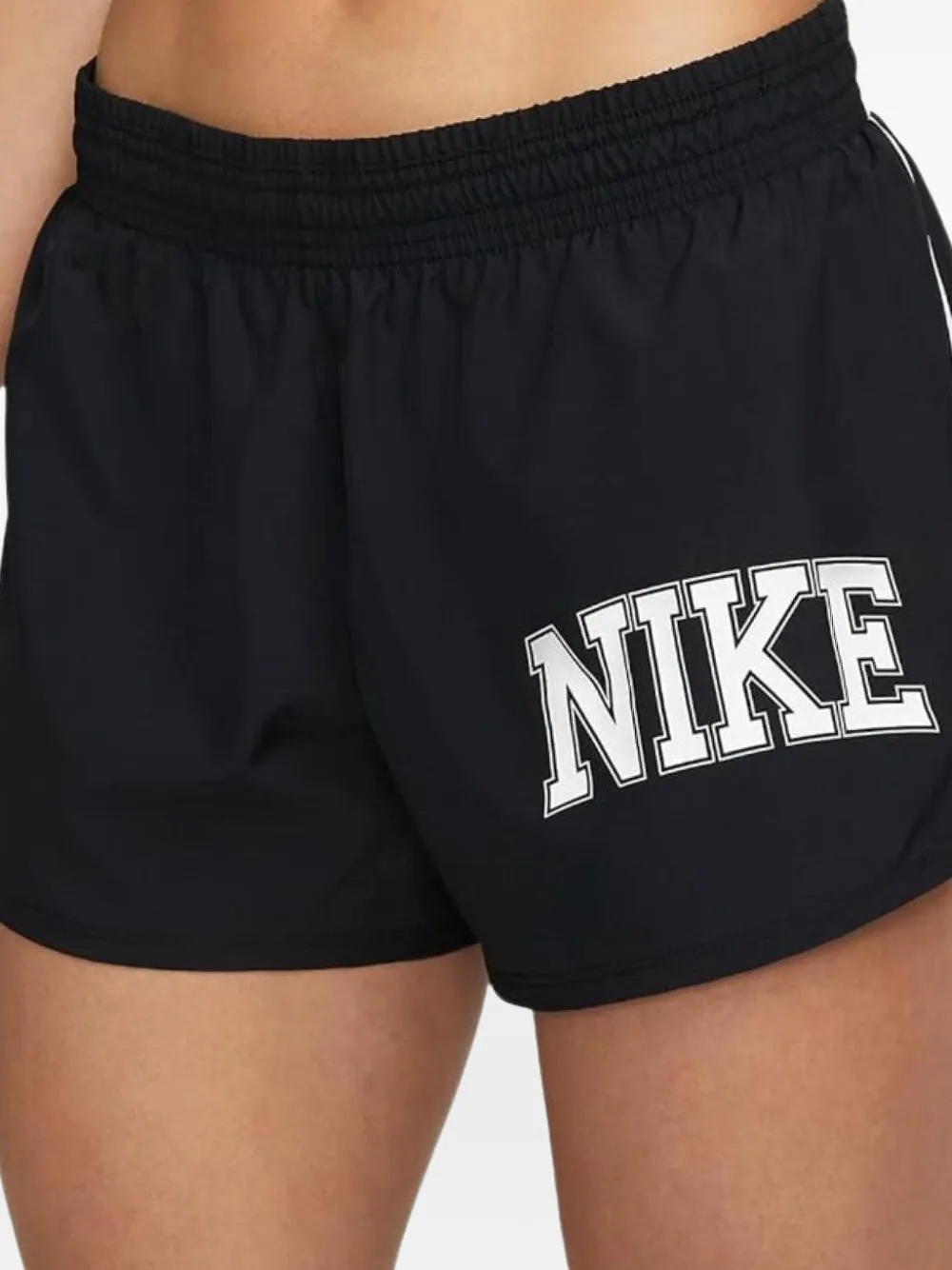 Nike Dri-FIT Swoosh Run 10k "Black/White" running shorts - Nero