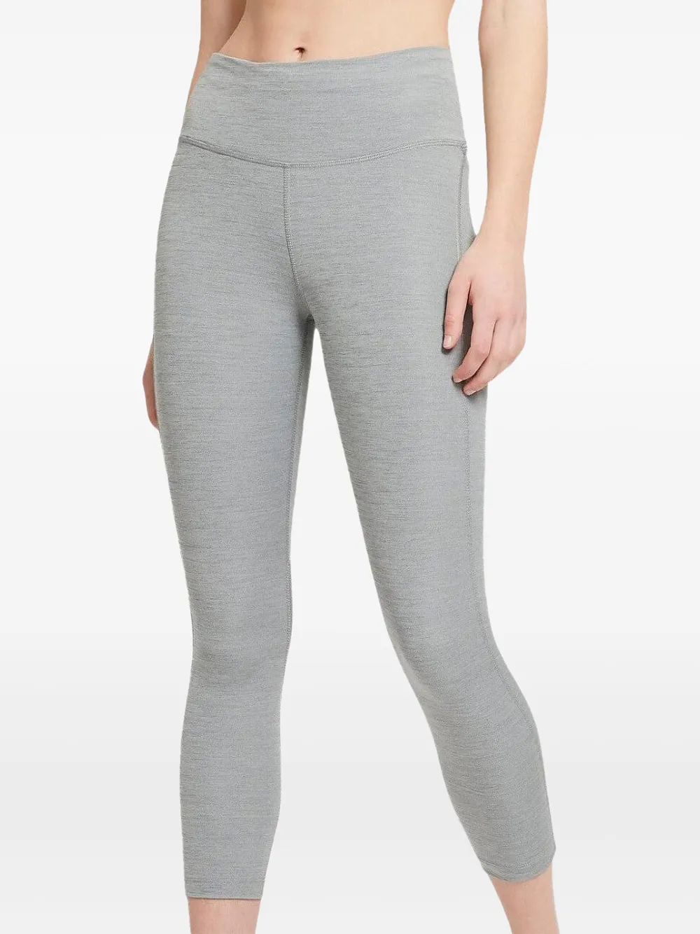 Nike mid-rise crop "Grey" running leggings - Grigio