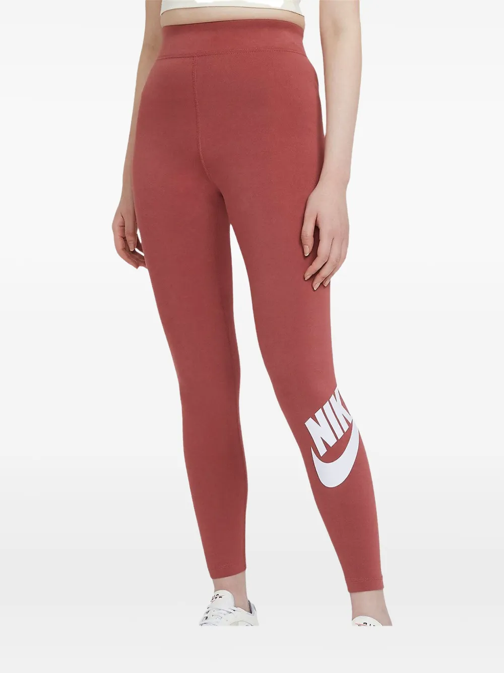 Nike Sportswear Essential "Deep Salmon/White" leggings - Rosso