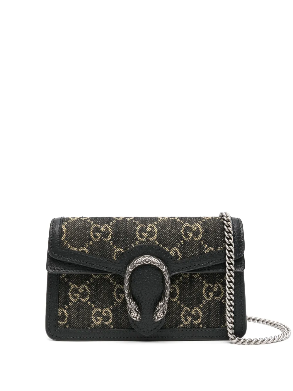 Gucci Pre-Owned Borsa Dionysus Super mini anni 2020 - Nero