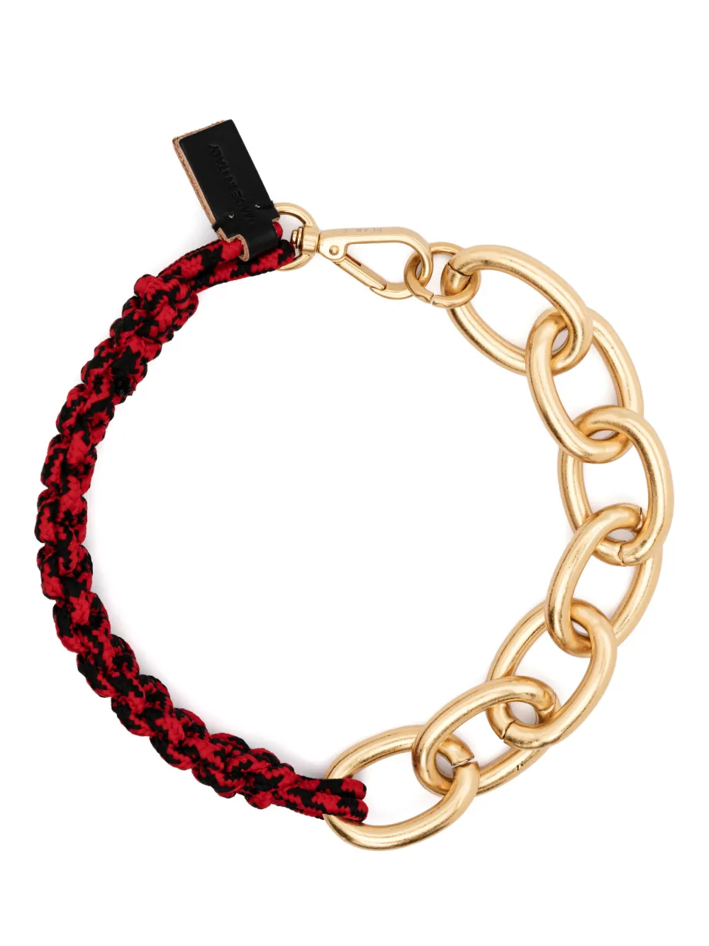 Plan C chunky-chain necklace - Oro