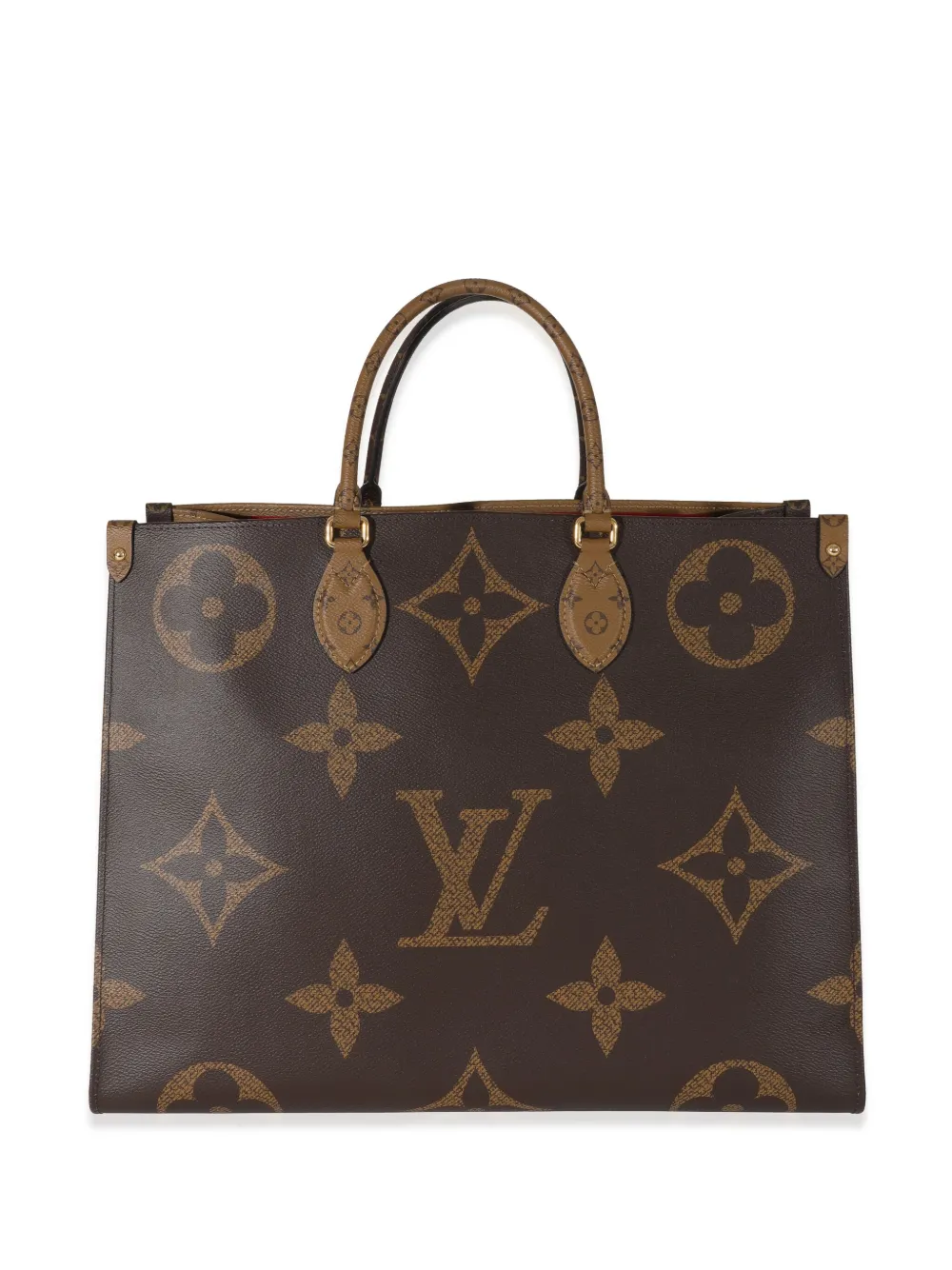 Louis Vuitton Pre-Owned Borsa tote OnTheGo MM anni '21-'23 - Marrone