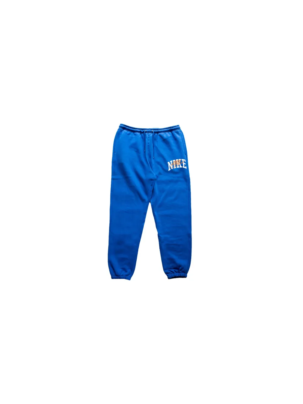 Nike Club "Game Royal/Safety Orange" track pants - Blu