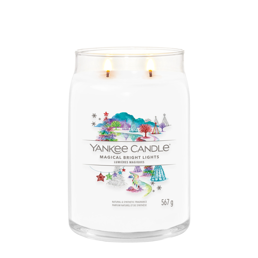 Candela Magical Bright Lights Giara Signature Grande 567 gr Yankee Candle