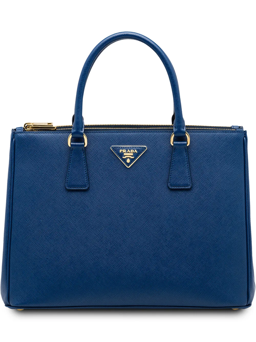 Prada Borsa tote Galleria grande in pelle - Blu