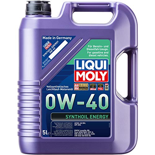Liqui Moly 1361 - Olio Motore Synthoil Energy, 0 W-40, 5 Litri