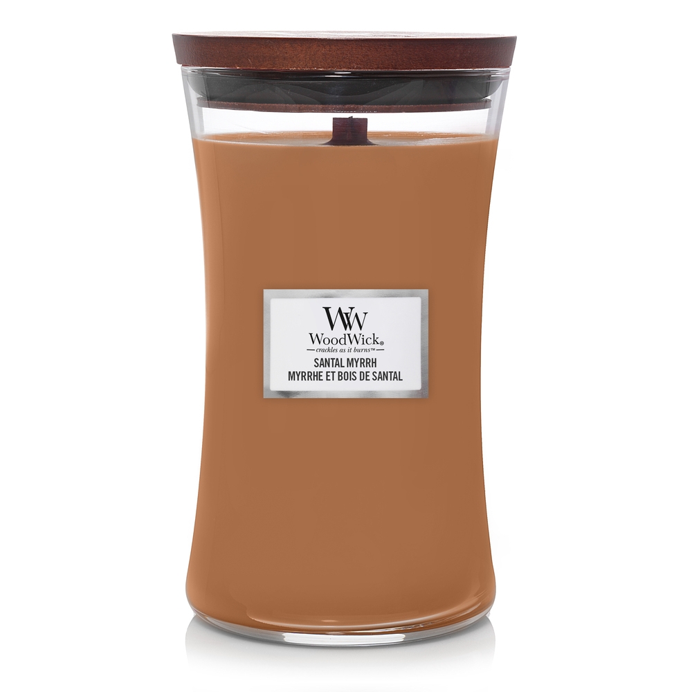 Santal Myrrh Candele in Vetro Grande 610 gr Woodwick