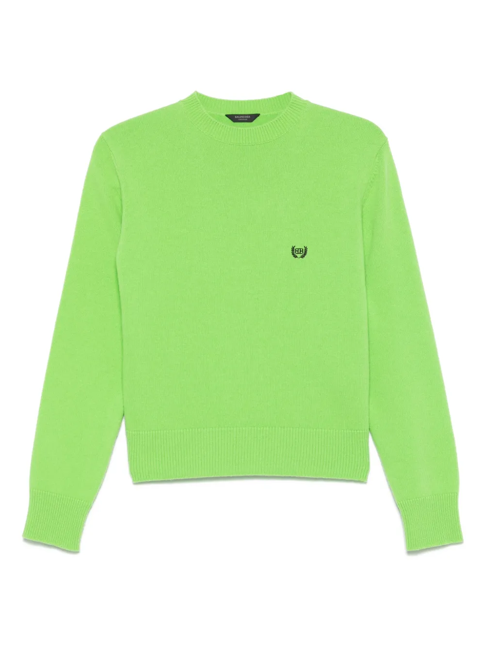 Balenciaga Maglione con ricamo - Verde