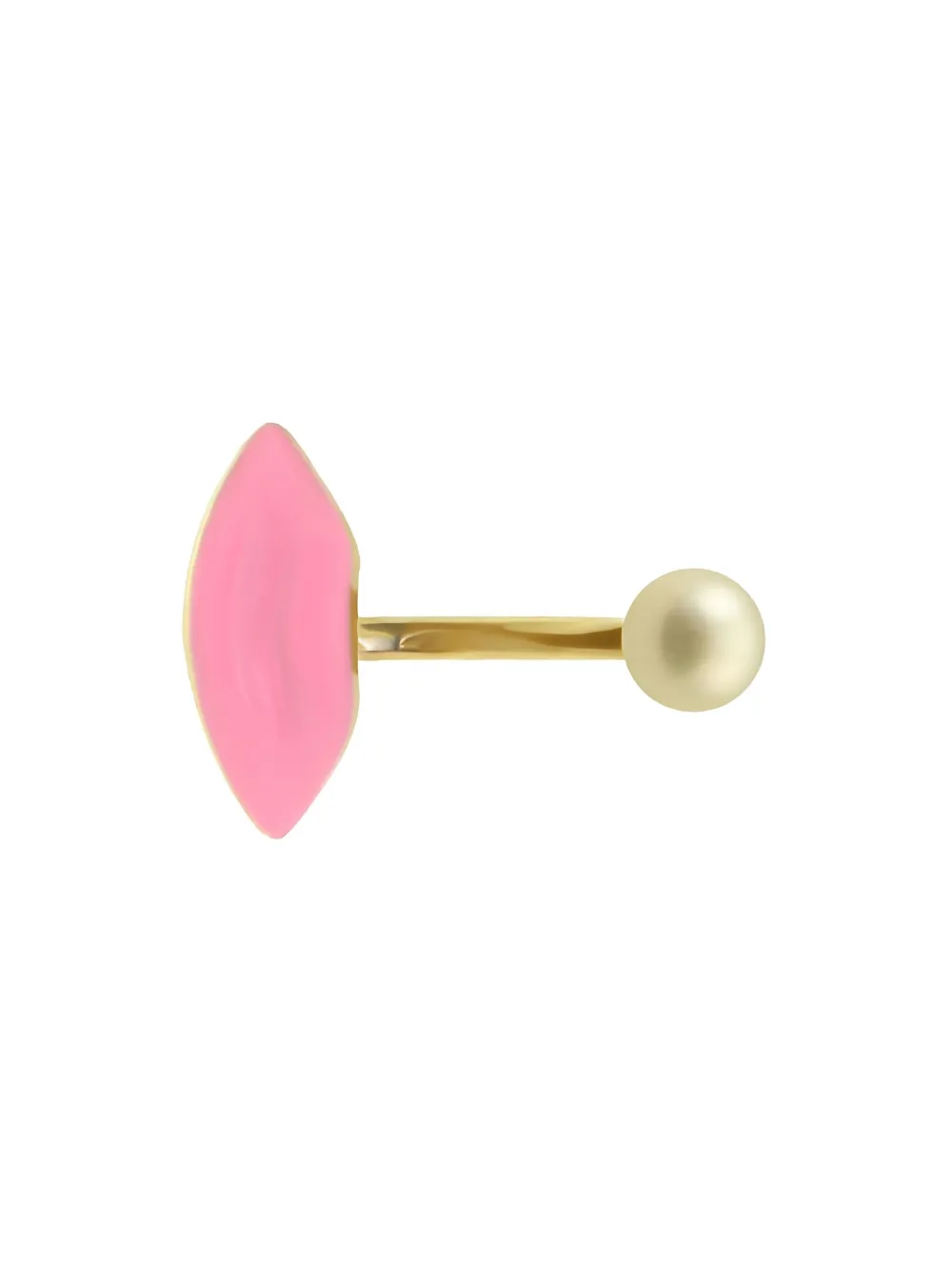 Delfina Delettrez Lips piercing ring - Oro