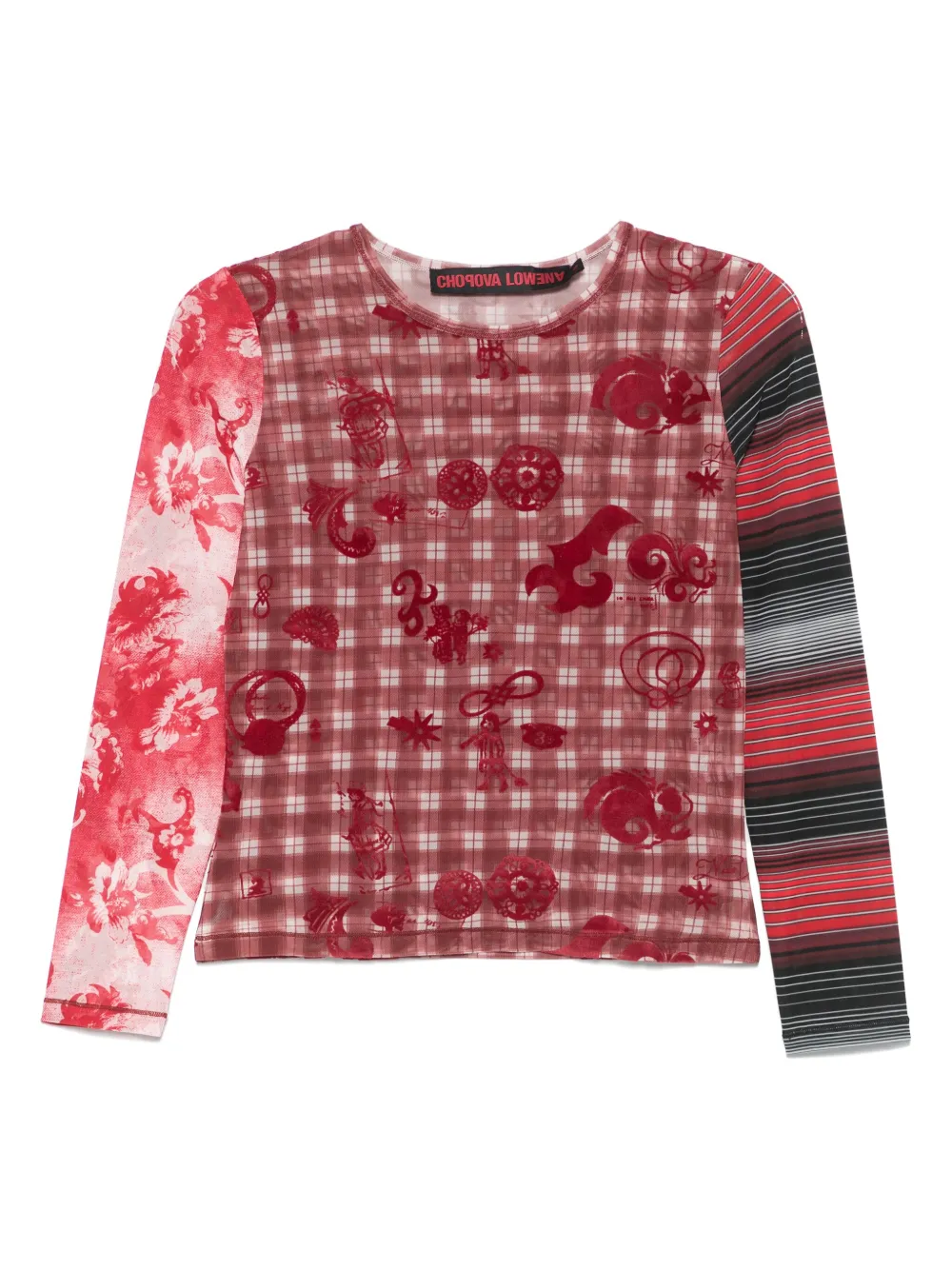 Chopova Lowena Trigger top - Rosso
