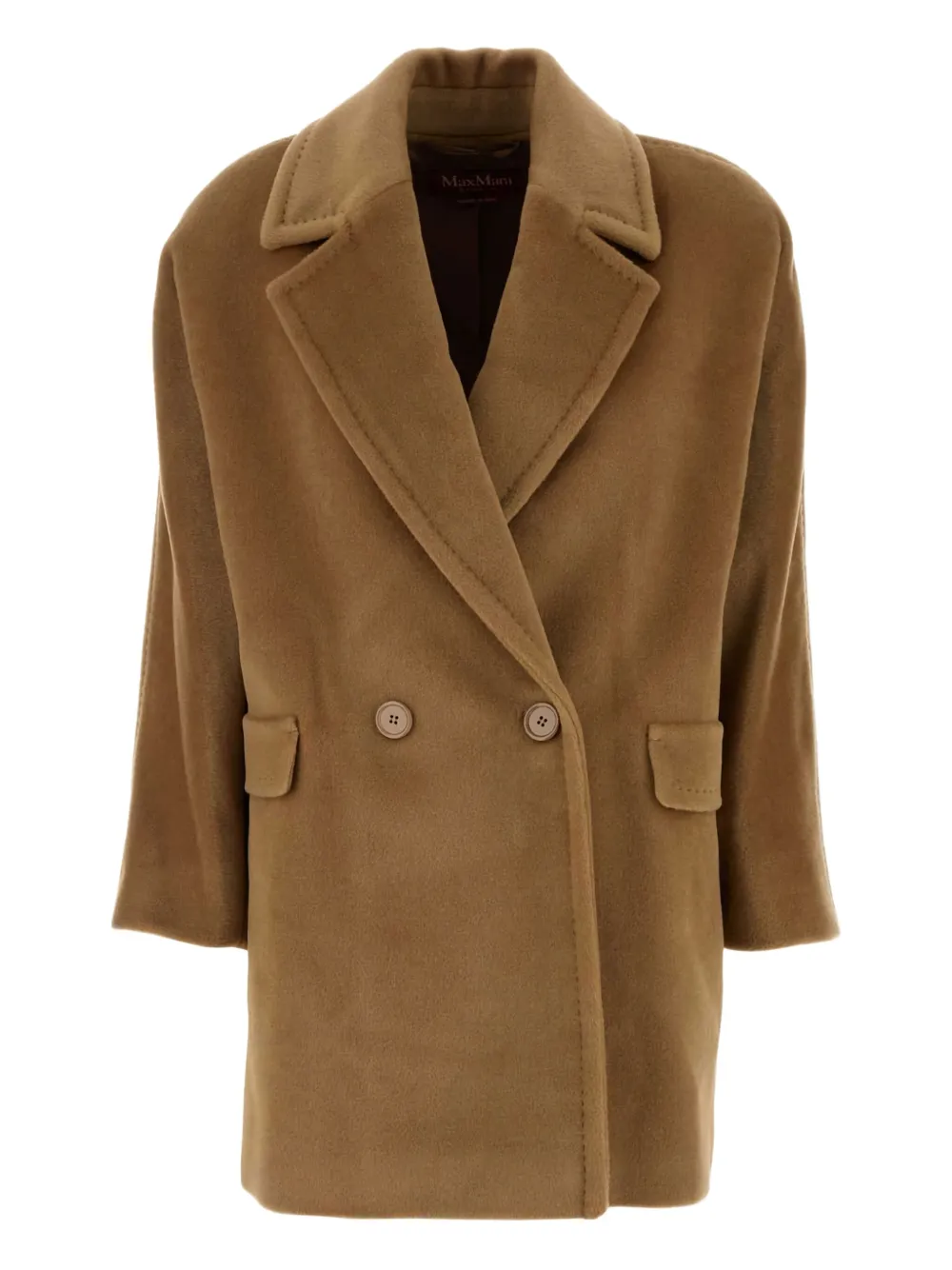 Max Mara double-breasted coat - Marrone