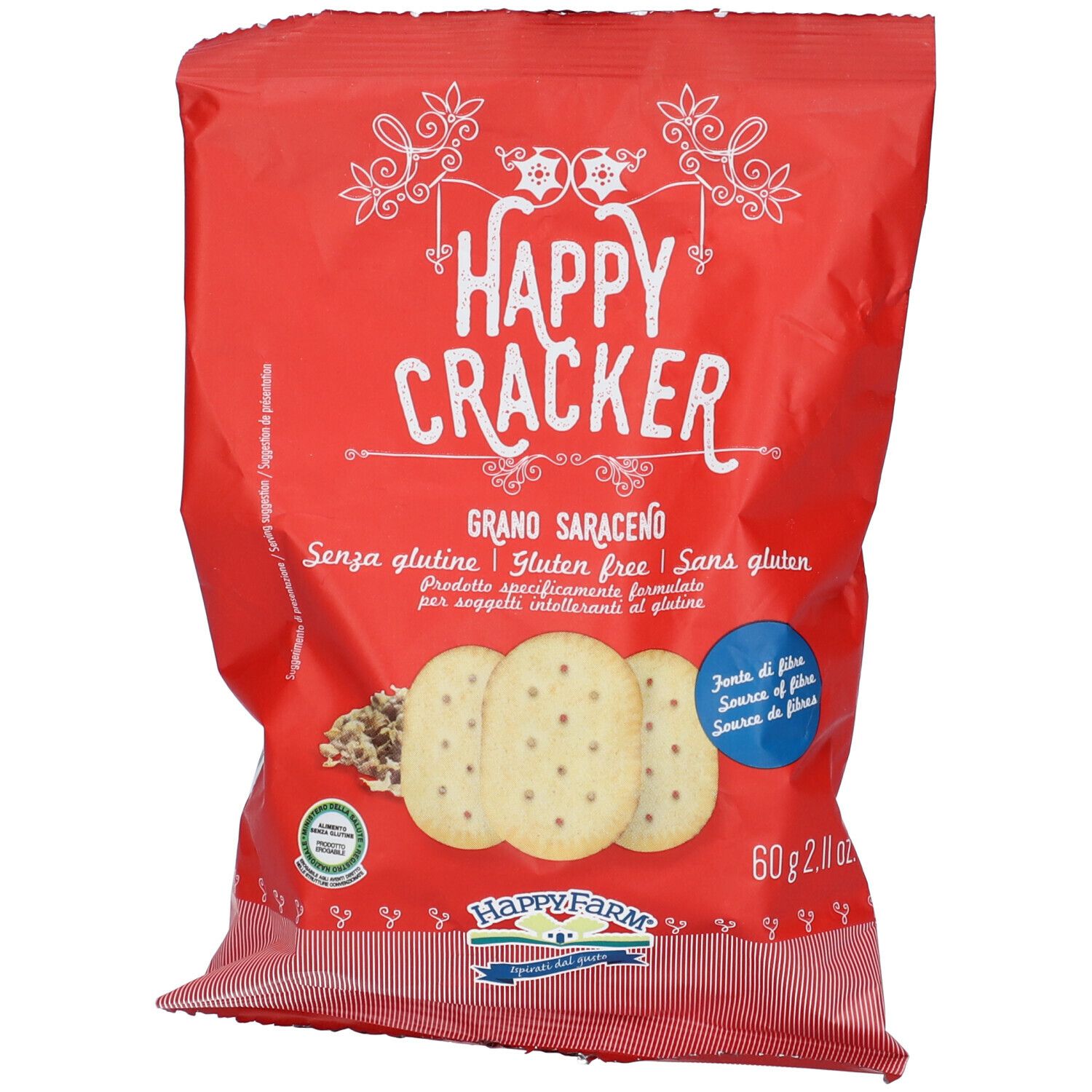 Happy Farm Cracker Grano Sarac 60 g