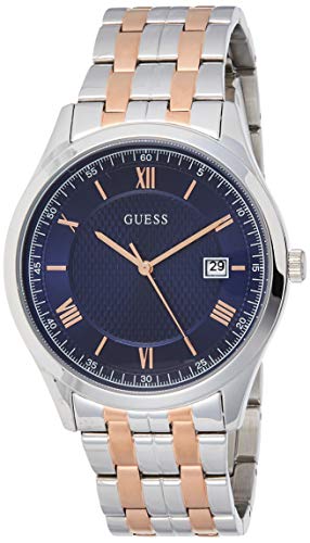 Guess Business Element Quartz Blue Dial Men'S Watch W1218G5
