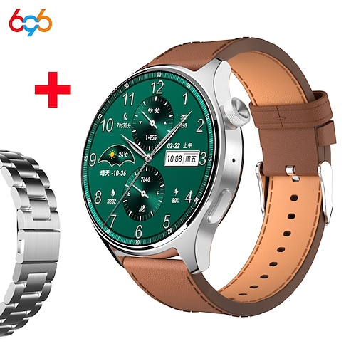 696 SK32 Orologio intelligente 1.58 pollice Orologio da Corsa Fitness Smartwatch Bluetooth ECGPPG Contapassi Promemoria chiamata Compatibile con Andro
