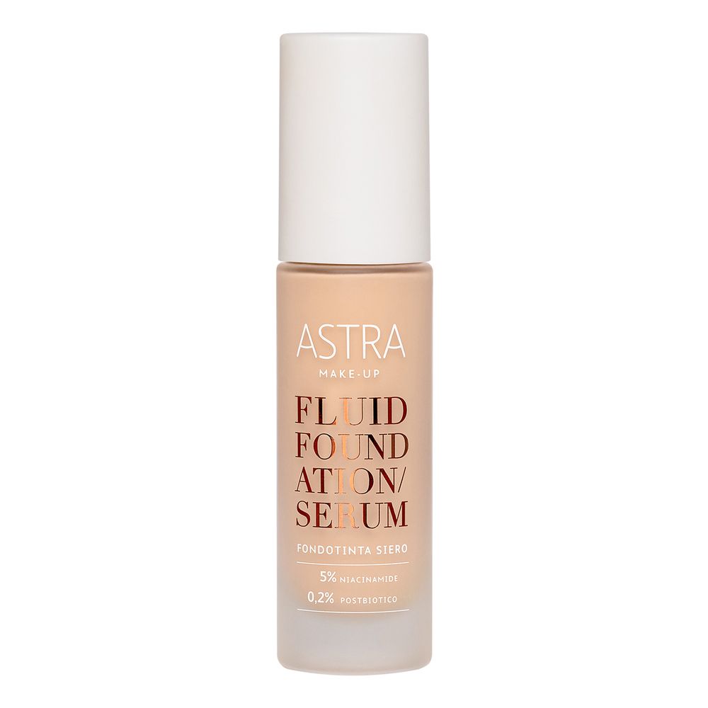 ASTRA Make-UP Fluid Foundation Serum - Fondotinta Siero Multifunzional