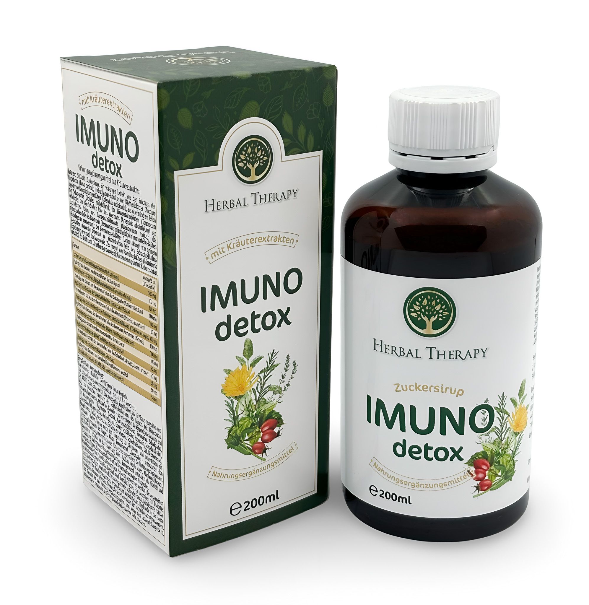 Herbal Therapy Sciroppo IMUNO Detox 200 ml