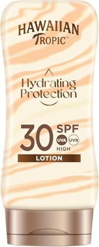 Hawaiian Tropic Silk Lozione Solare Idratante, Spf 30, 180 Ml, Confezione Da 1
