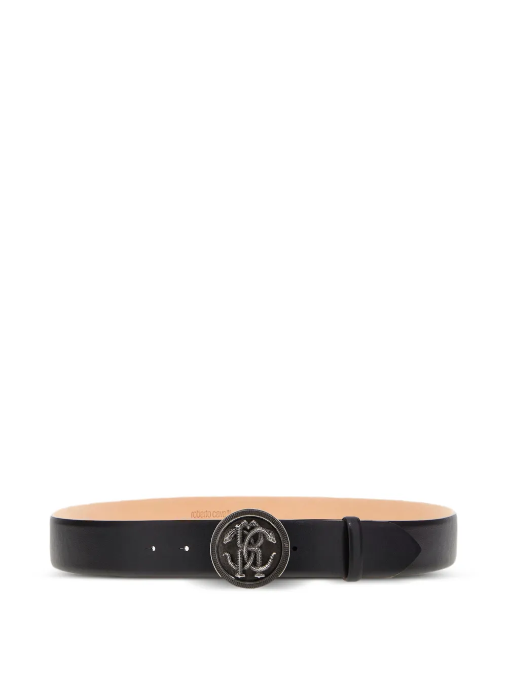 Roberto Cavalli Mirror Snake belt - Nero