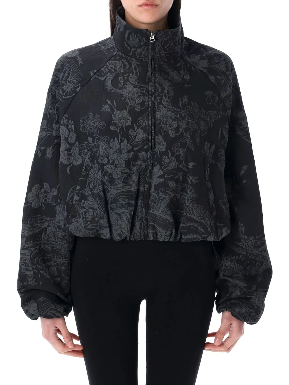 Nike floral-print jacket - Nero