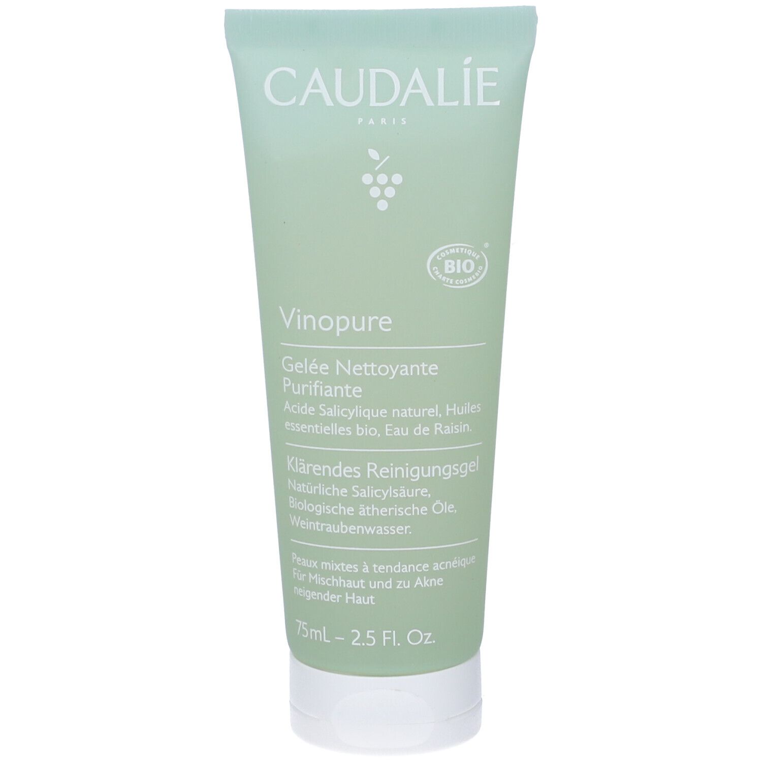 Caudalie Gel Detergente Purificante Vinopure 75 ml detergente