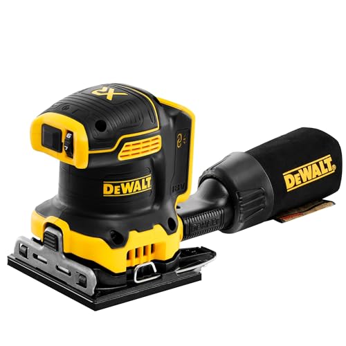 Dewalt Dcw200N-Xj 18V Xr Brushless 1/4 Foglio Palm Sander (Unità Nuda)