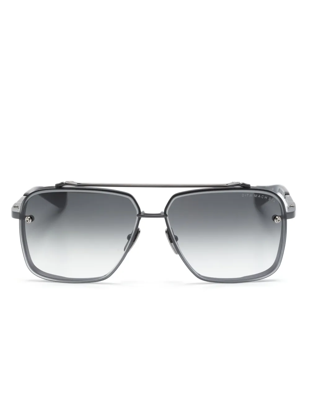 Dita Eyewear Occhiali da sole Mach Six stile pilota - Nero