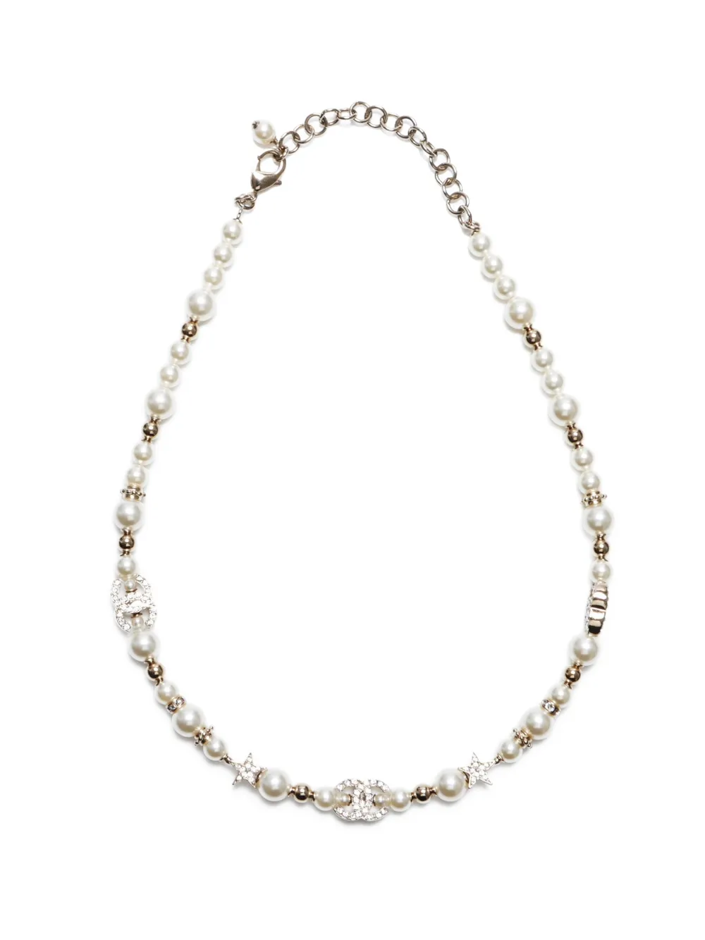 CHANEL Pre-Owned 2023 Mark necklace - Oro