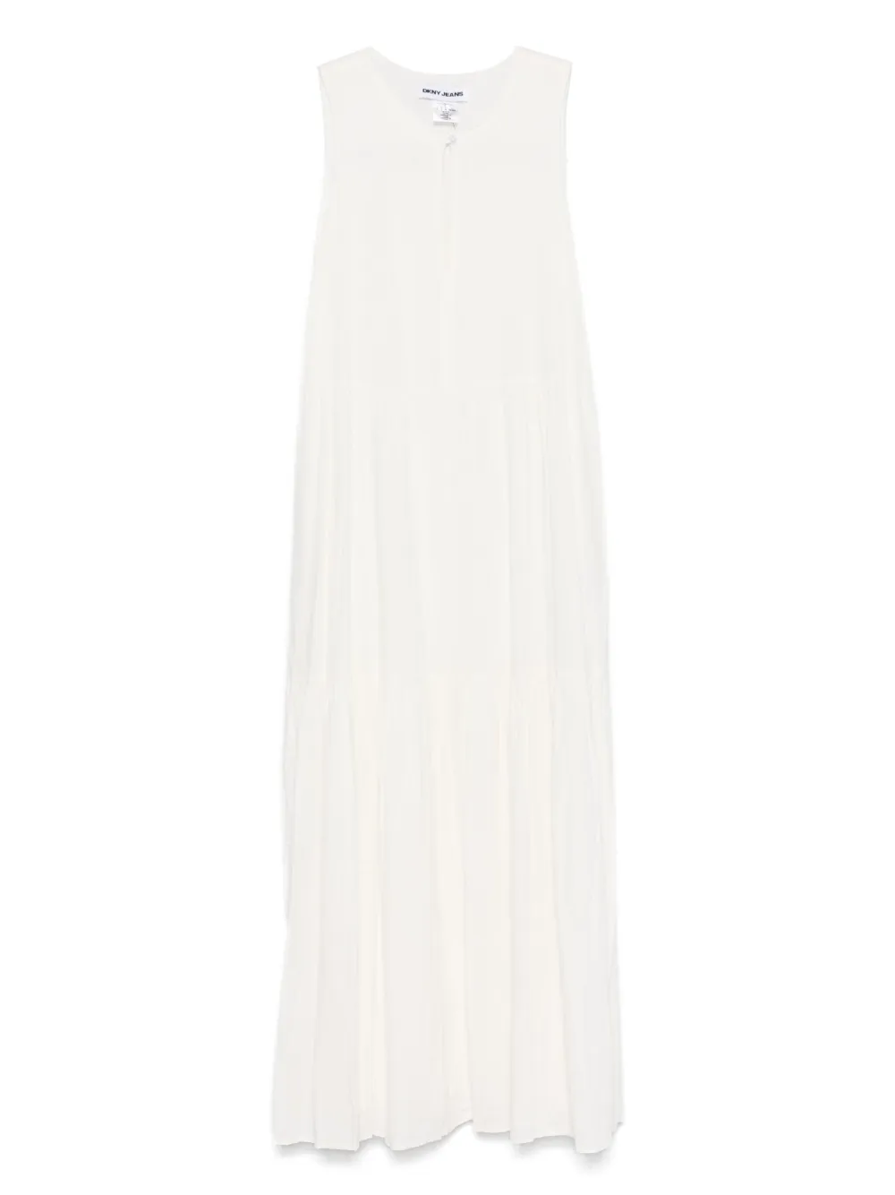DKNY sleeveless maxi dress - Bianco