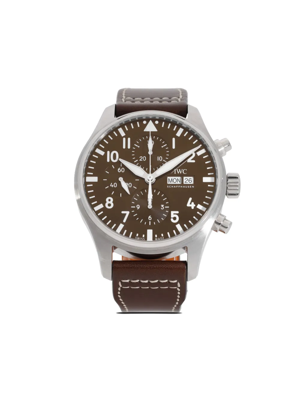 IWC Schaffhausen Orologio Pilot's Watch 43mm Pre-owned - Marrone