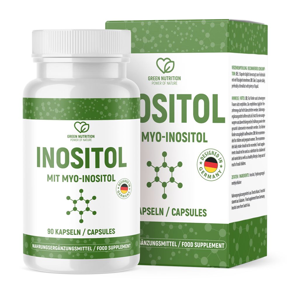 Inositolo capsule con Myo-Inositolo - Green Nutrition 90 pz Capsule