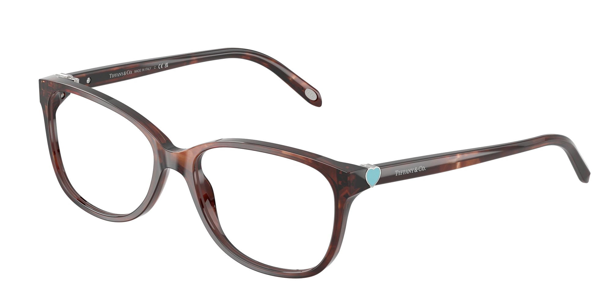Tiffany Donna Tf2097  8421 Montature Da Vista Acetato Marrone Trasparente Squadrata Normale