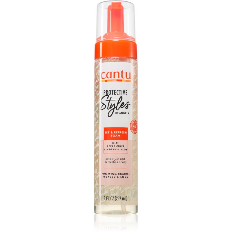 Cantu Protective Styles By Angela Ses&Refresh Mousse Protettiva Nutriente 237 Ml