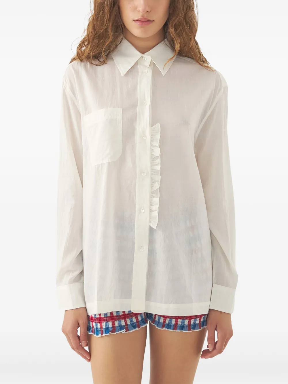 Antik Batik jersey shirt - Bianco