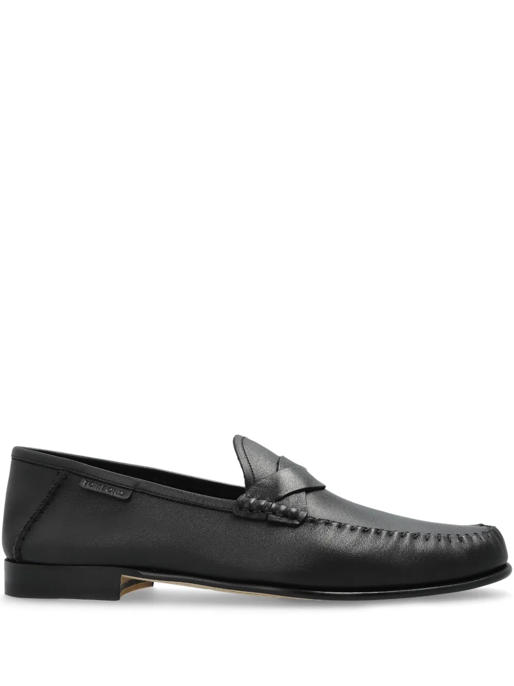 TOM FORD leather loafers - Nero
